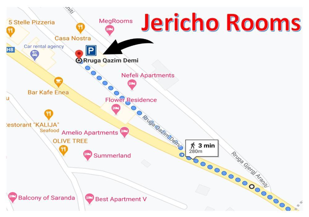 Jericho Rooms Saranda Zewnętrze zdjęcie